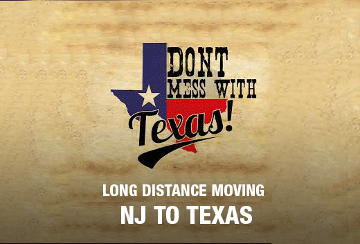 Long-distance moving service from New Jersey to Texas