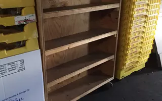 Safe rack for storage of All Jersey Moving and Storage